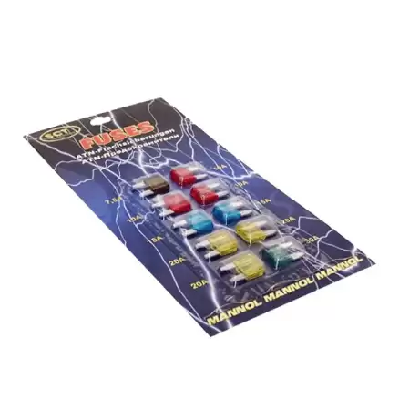 MANNOL 9502 Набор предохранителей – Для всех автомобилей